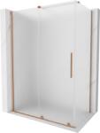 Mexen Velar cabină de duș glisantă 160 x 75 cm, sticlă mată, cupru periat - 871-160-075-31-65 (871-160-075-31-65)