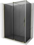Mexen Velar cabină de duș glisantă 140 x 85 cm, grafit, aurie - 871-140-085-41-50 (871-140-085-41-50)