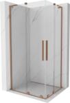 Mexen Velar L Duo cabină de duș glisantă 90 x 80 cm, transparent, cupru periat - 871-090-080-02-03-65 (871-090-080-02-03-65)