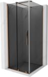 Mexen Velar cabină de duș glisantă 120 x 120 cm, grafit, aur roz - 871-120-120-41-60 (871-120-120-41-60)