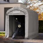 TOOLPORT Ponyvagarázs, 1, 6x2, 4m, PVC ponyva, szürke, statikai megerősítés nélkül Sátorgarázs, Autó sátor, Fóliagarázs - (77834)