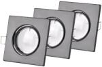Polux Olin beépített lámpa 1x8 W fekete 305879