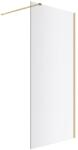 Excellent Vidoq zuhanykabin fal walk-in 90 cm arany fényes/átlátszó üveg KAEX. 1506.900. LP. GL (KAEX1506900LPGL)