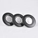 Polux Olin beépített lámpa 1x8 W fekete 306227 (306227)