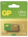GP Batteries GP Ultra alkáli elem 9V 1db (B02511) (B02511)