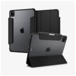 Spigen Apple Ipad Pro 13 (2024) ultra hybrid pro, bőr hatású (flip, trifold, asztali tartó, ceruza tartó) fekete (ACS07006)