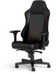 Noblechairs HERO Fekete/Piros Gamer Szék - 2 év garancia NBL-HRO-PU-BRD