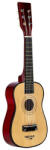 Free2Play Chitara din lemn, Free2Play, Cu 6 corzi metalice, Dezvolta abilitatile motorii, Stimuleaza auzul si atentia auditiva, 59 cm, 3 a (BN-44992) Instrument muzical de jucarie
