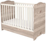 Hubners Patut copii din lemn cu sertar Hubners Sofia 120x60 cm crem nisip (PHSSCN) - roua
