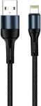 ColorWay Kabel Usb Apple Lightning (nylon) 2.4a 1m, Black (cw-cbul045-bk)