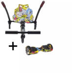 URBANGLIDE Hoverboard 65 Lite & Kart Pilot URBGY57317 cu 15km/h Viteză Maximă și 20km Autonomie Multicolor (URBGY57317)