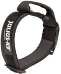 Julius-K9 zgardă cu mâner, negru 38-53 cm / 40 mm