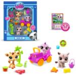 Littlest Pet Shop Littlest Pet Shop, Safari, set de 3 figurine si accesorii Figurina