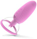 Teazers Suction Cup with Clitoris Vibrator Purple Vibrator
