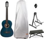 Valencia VC204 Premium SET 4/4 Transparent Blue Класическа китара