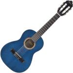 Valencia VC201 Albastru Transparent Chitară clasică mărimea ¼ pentru copii