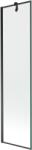 Mexen Next, kádparaván 1 szárny 50 x 150 cm, fix szárny, 6 mm átlátszó üveg fekete mintával, fekete profil, 895-050-000-00-70-70 (895-050-000-00-70-70)