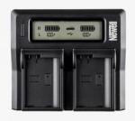  Newell DC-LCD dupla töltő Sony NP-FP, NP-FH, NP-FV akkumulátorokhoz
