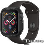 Spigen RUGGED ARMOR okosóra szilikon védő keret - FEKETE - APPLE Watch Series 7 (41mm) / Series 8 (41mm) / Series 9 (41mm) - 061CS24480 (061CS24480)