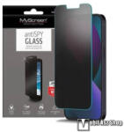 MyScreen APPLE iPhone 11, Xr, MYSCREEN ANTISPY GLASS EDGE üvegfólia, 9H, betekintés véd (MD3977TGPR)