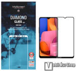 MyScreen SAMSUNG Galaxy A20s (SM-A207F), MYSCREEN üvegfólia, Full cover, 0, 33mm, 9H, Full glue, Fekete