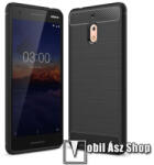 Ott! Mobile NOKIA 2.1, OTT! CARBON mobiltok, Karbon mintás, Fekete