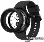 Spigen LIQUID AIR okosóra szilikon védő keret - FEKETE - SAMSUNG Galaxy Watch4 Classic 42mm (SM-R880) - ACS03141 (ACS03141)