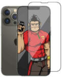 Type Gorilla Apple iPhone 13/13 Pro/14 TG High Definition 2.5D Silk Full Üvegfólia - Fekete (6934663701612)