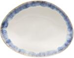 COSTA NOVA Brisa farfurie ovală, ria albastră, lungime: 154 mm