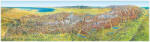 Mairdumont Nagy Alpok panoráma térkép - íves Alpok falitérkép 202x60, 6 cm Marco Polo