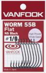 Vanfook Worm-55B Flat 1 offset horog 8db (VF-Worm-55BF-01)