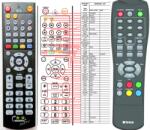GENERAL TESLA DVB-T203 - telecomandă compatibilă de marcă General