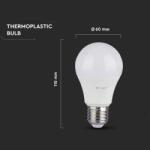 V-TAC Bec economic LED, SMD Samsung, model A58, soclu E27, 10.5W, 1055lm, 4000K, V-Tac, SKU-21178 (SKU-21178)