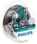 Philips Set 2 becuri auto halogen, X-treme VisionPro 150, model H4, 12V, 55W, 3600K, faza lunga, scurta, Philips, PH-H4X (PH-H4X)