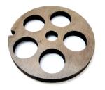 Reber Sita nr. 10/12, cu 5 gauri de 18 mm, pentru masina manuala de tocat carne, TC10 TC12, Reber, RBR401573 (RBR401573)