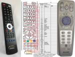 GENERAL SHARP NOTEVISION 6 - telecomandă compatibilă de marcă General