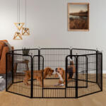Juskys Fém kutya kennel kölyökkutyáknak - 160x160x80 cm (26995)