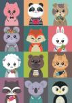 Yazz - Puzzle Animale haioase - 1 000 piese Puzzle