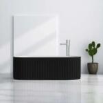 Diplon Cada freestanding ovala din compozit BT8101 NegruMat (BT8101 MATT BLACK)