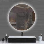 Diplon Oglinda Baie J1583 cu Lumina LED si Functie Dezaburire, Dimensiune R70cm (J1583)