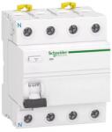 Schneider Electric Áram-védőkapcsoló (Fi- relé) analóg 4P 63A 30mA, AC típus, 10kA Acti 9 ilD