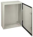 Schneider Electric Szekrény fali teli ajtós acél SZERELŐLAPPAL 600mm 600mmx 300mmx IP66 szürke Spacial CRN