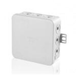 F-Tronic Kötődoboz falonkívüli 85mmx 85mmx 40mm szürke műanyag IP54 15 kábel/cső E113