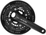 Shimano Alivio FC-T4060 hajtómű fekete láncvédővel (44/32/22 - 175mm) 9s