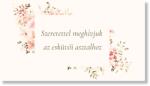Personal Meghívó az esküvői asztalhoz - Spring time Válasszon mennyiséget: 1 db - 10 db