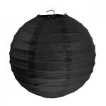 Santex Gömbölyű papír lampion 20 cm Szín: Fekete