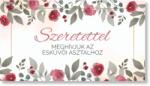 Personal Matrica esküvői süteményes dobozokra - Vintage Rose Válasszon mennyiséget: 20 db - 40 db