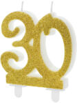 PartyDeco Tortagyertya - Arany 30