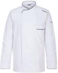 Portwest C835 - Surrey séf kabát L/S, fehér (C835WHRL) - munkavedelemzona