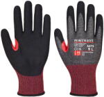 Portwest A673 - CT200 AHR18 Nitril hab vágásbiztos kesztyű Cut F, fekete (A673K8RS)